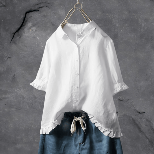 Elisa - Elegant Cotton Shirt